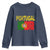 Portugal Flag Youth Sweatshirt Retro Vintage Portuguese Flags Futebol - Wonder Print Shop