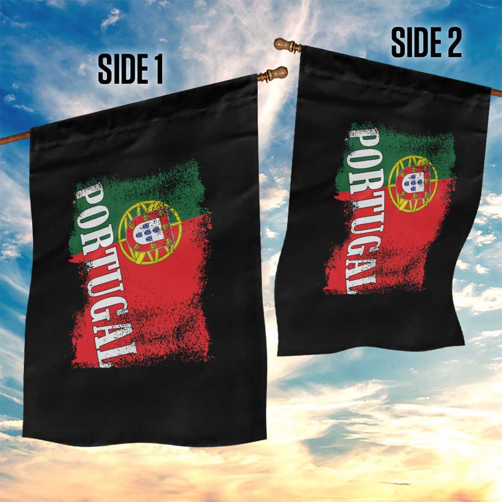 Portugal Flag Garden Flag Retro Vintage Futebol Portuguese Flags - Wonder Print Shop