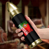 Portugal Flag Bullet Tumbler Retro Vintage Futebol Portuguese Flags - Wonder Print Shop