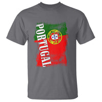 Portugal Flag T Shirt Retro Vintage Futebol Portuguese Flags - Wonder Print Shop
