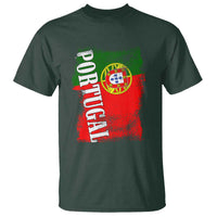 Portugal Flag T Shirt Retro Vintage Futebol Portuguese Flags - Wonder Print Shop