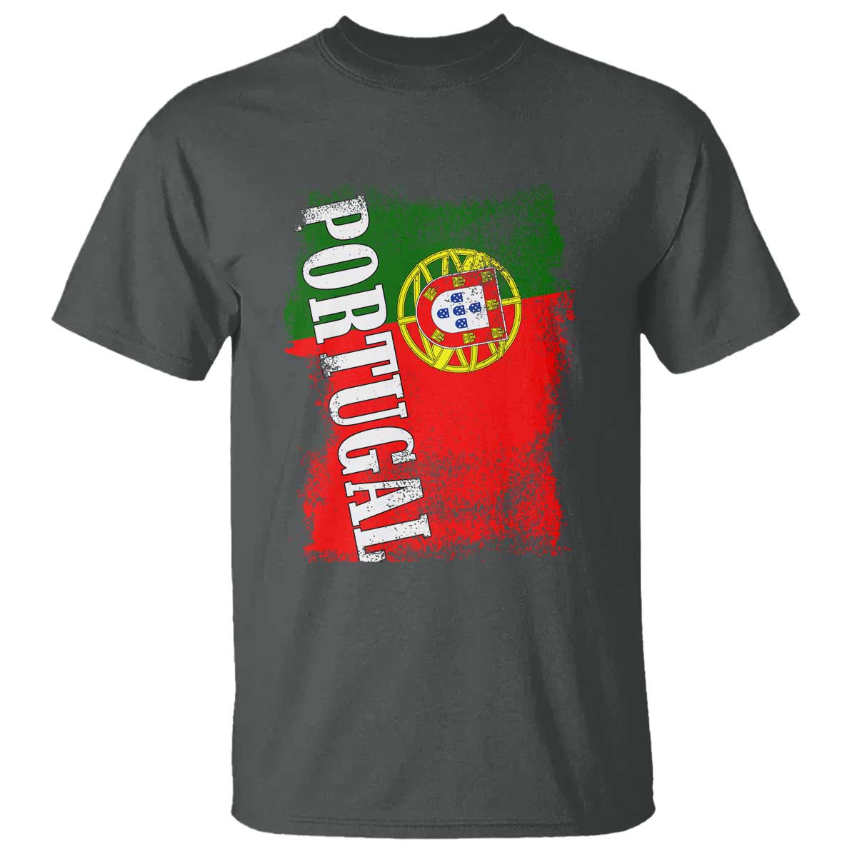 Portugal Flag T Shirt Retro Vintage Futebol Portuguese Flags - Wonder Print Shop