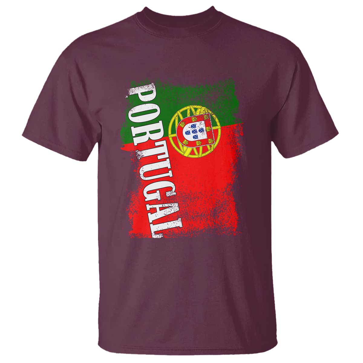 Portugal Flag T Shirt Retro Vintage Futebol Portuguese Flags - Wonder Print Shop