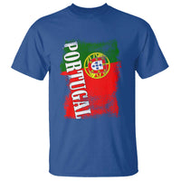 Portugal Flag T Shirt Retro Vintage Futebol Portuguese Flags - Wonder Print Shop