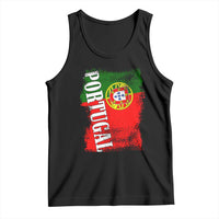 Portugal Flag Tank Top Retro Vintage Futebol Portuguese Flags - Wonder Print Shop