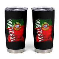 Portugal Flag Tumbler Cup Retro Vintage Futebol Portuguese Flags - Wonder Print Shop