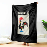 Portuguese Rooster Throw Blanket Galo de Barcelos Portugal Roots Pride Heritage Gift - Wonder Print Shop