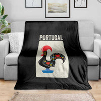 Portuguese Rooster Throw Blanket Galo de Barcelos Portugal Roots Pride Heritage Gift - Wonder Print Shop