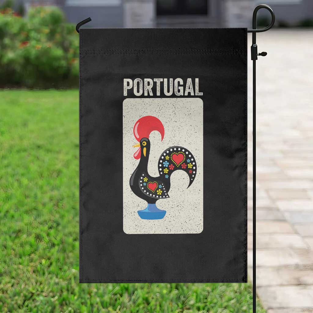 Portuguese Rooster Garden Flag Galo de Barcelos Portugal Roots Pride Heritage Gift - Wonder Print Shop