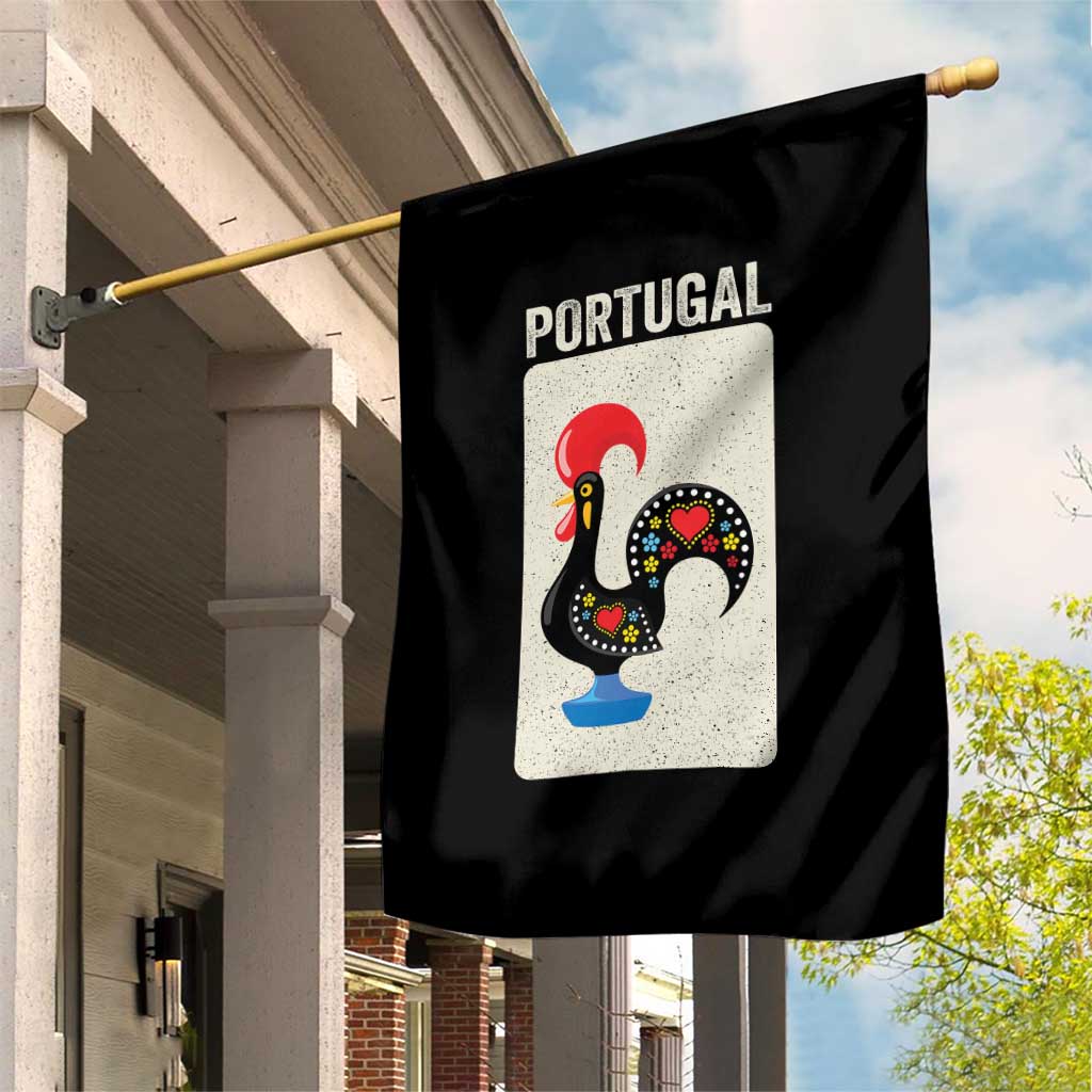 Portuguese Rooster Garden Flag Galo de Barcelos Portugal Roots Pride Heritage Gift - Wonder Print Shop
