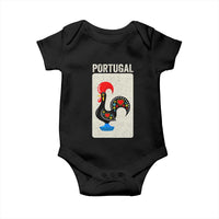 Portuguese Rooster Baby Onesie Galo de Barcelos Portugal Roots Pride Heritage Gift - Wonder Print Shop