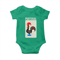 Portuguese Rooster Baby Onesie Galo de Barcelos Portugal Roots Pride Heritage Gift - Wonder Print Shop