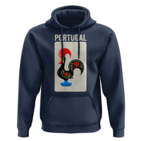 Portuguese Rooster Hoodie Galo de Barcelos Portugal Roots Pride Heritage Gift - Wonder Print Shop