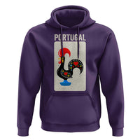 Portuguese Rooster Hoodie Galo de Barcelos Portugal Roots Pride Heritage Gift - Wonder Print Shop