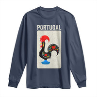 Portuguese Rooster Long Sleeve Shirt Galo de Barcelos Portugal Roots Pride Heritage Gift - Wonder Print Shop