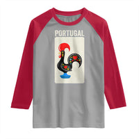 Portuguese Rooster Raglan Shirt Galo de Barcelos Portugal Roots Pride Heritage Gift - Wonder Print Shop
