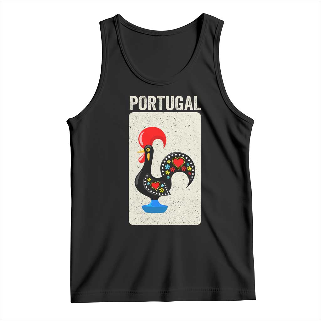 Portuguese Rooster Tank Top Galo de Barcelos Portugal Roots Pride Heritage Gift - Wonder Print Shop