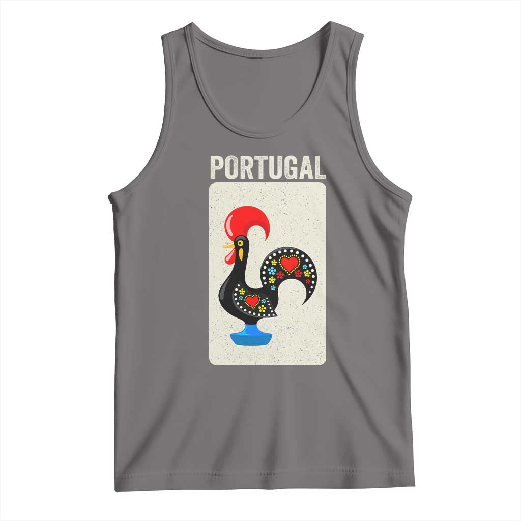 Portuguese Rooster Tank Top Galo de Barcelos Portugal Roots Pride Heritage Gift - Wonder Print Shop