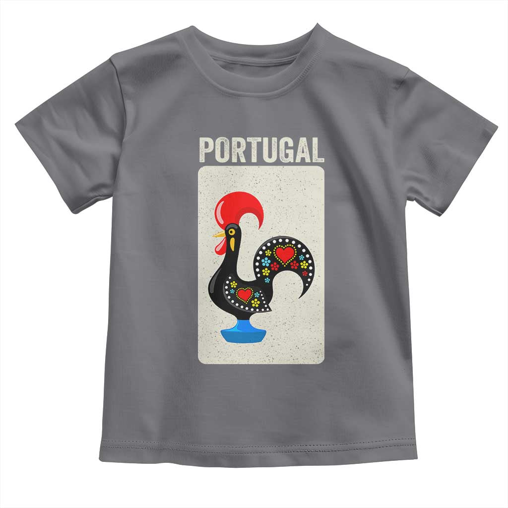Portuguese Rooster Toddler T Shirt Galo de Barcelos Portugal Roots Pride Heritage Gift - Wonder Print Shop