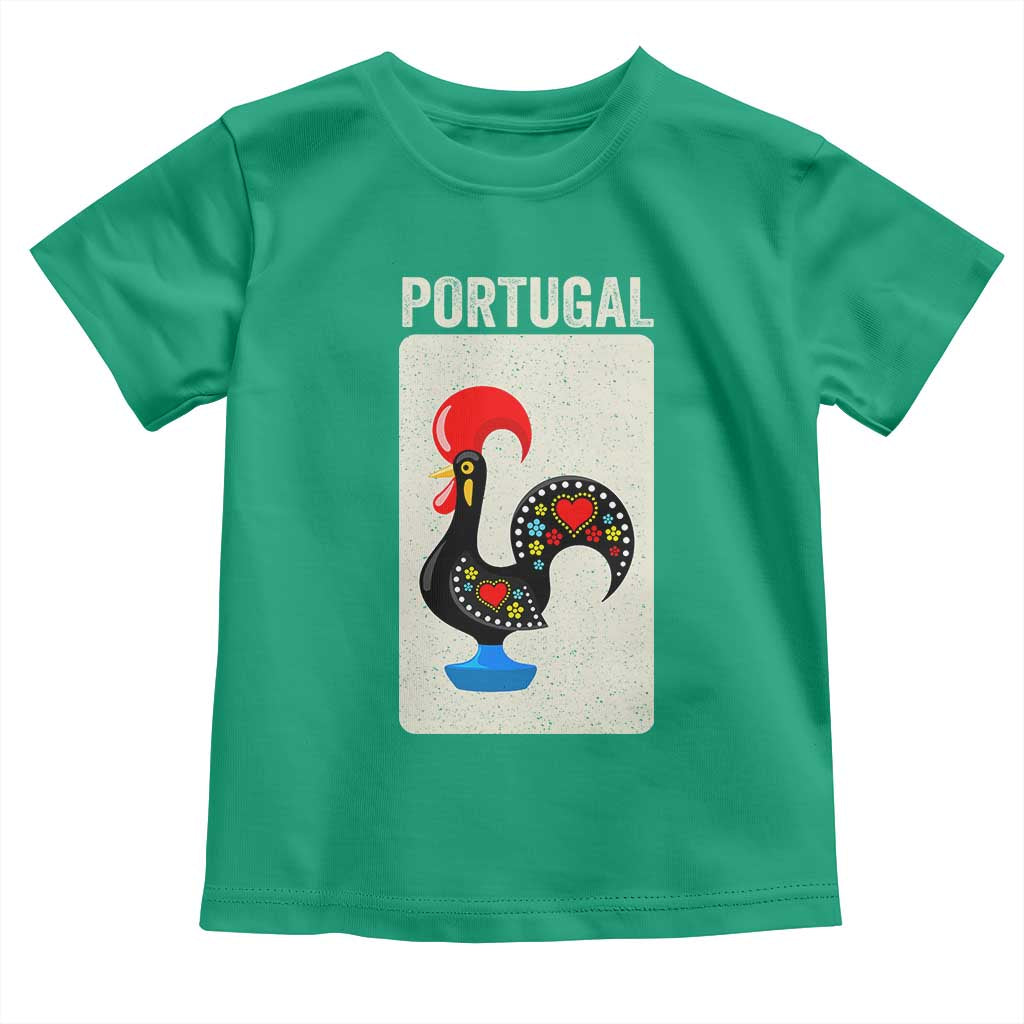 Portuguese Rooster Toddler T Shirt Galo de Barcelos Portugal Roots Pride Heritage Gift - Wonder Print Shop