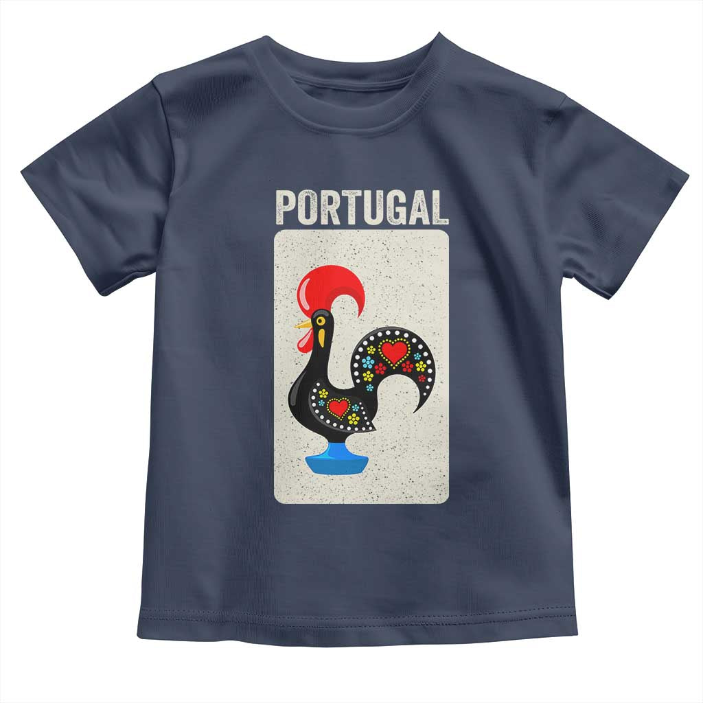 Portuguese Rooster Toddler T Shirt Galo de Barcelos Portugal Roots Pride Heritage Gift - Wonder Print Shop