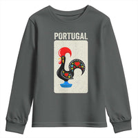 Portuguese Rooster Youth Sweatshirt Galo de Barcelos Portugal Roots Pride Heritage Gift - Wonder Print Shop