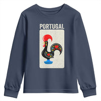 Portuguese Rooster Youth Sweatshirt Galo de Barcelos Portugal Roots Pride Heritage Gift - Wonder Print Shop