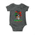 Portuguese Girl Baby Onesie Messy Bun Portugal Flag Roots Heritage Pride Gift - Wonder Print Shop