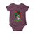 Portuguese Girl Baby Onesie Messy Bun Portugal Flag Roots Heritage Pride Gift - Wonder Print Shop