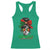 Portuguese Girl Racerback Tank Top Messy Bun Portugal Flag Roots Heritage Pride Gift - Wonder Print Shop