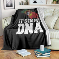 Its in My DNA Portugal Throw Blanket Portuguese Flag Portugal Boy Girl Gift - Wonder Print Shop