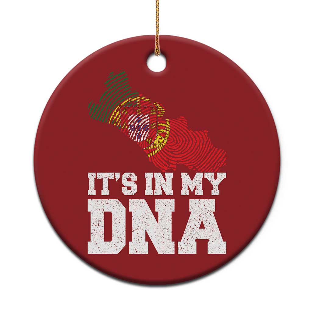 Its in My DNA Portugal Christmas Ornament Portuguese Flag Portugal Boy Girl Gift - Wonder Print Shop