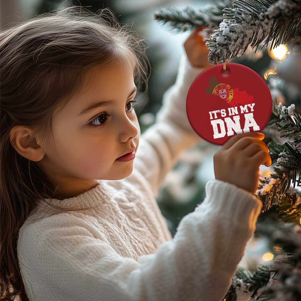Its in My DNA Portugal Christmas Ornament Portuguese Flag Portugal Boy Girl Gift - Wonder Print Shop