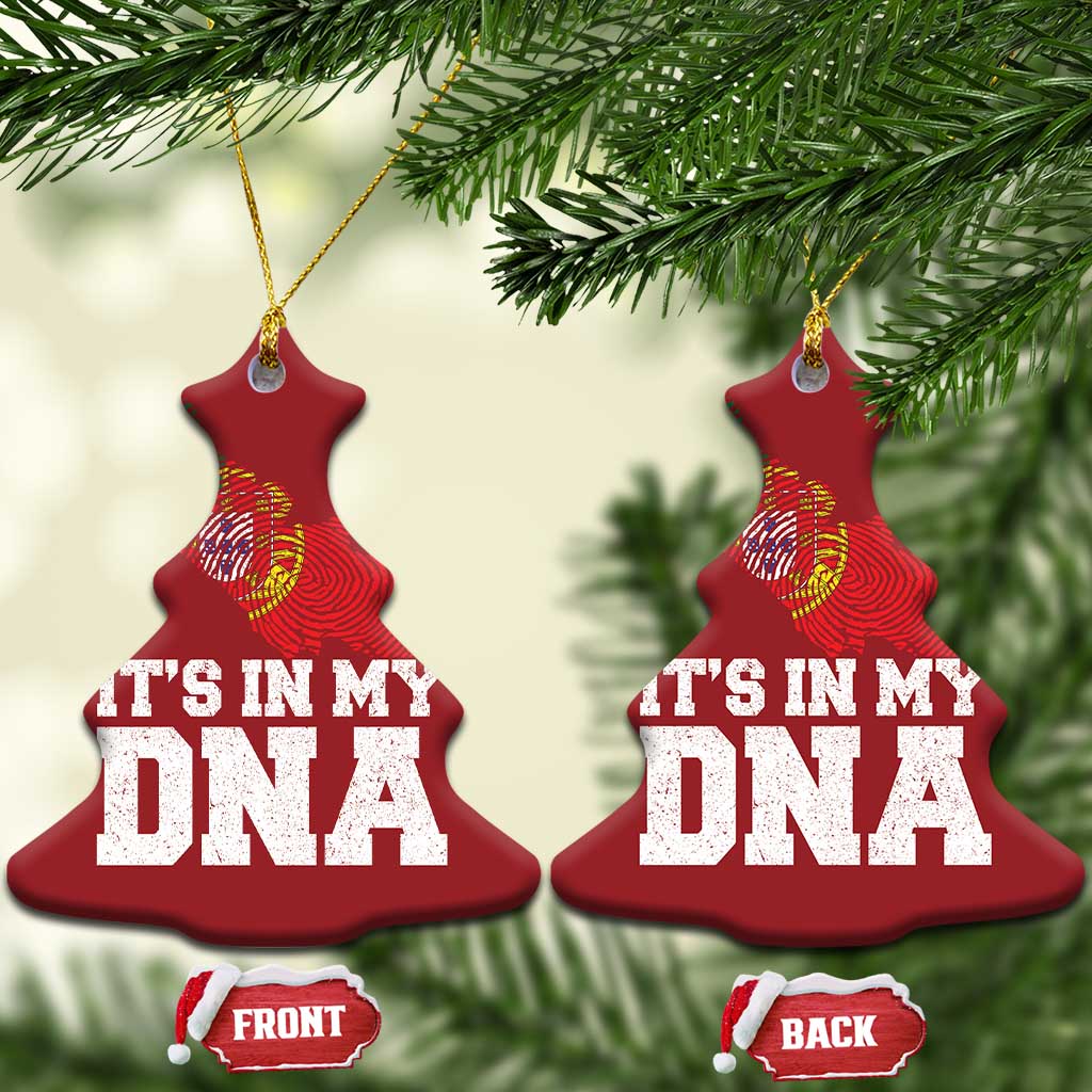 Its in My DNA Portugal Christmas Ornament Portuguese Flag Portugal Boy Girl Gift - Wonder Print Shop