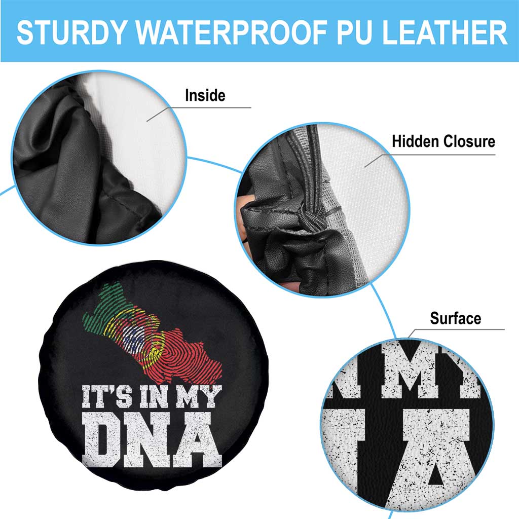 Its in My DNA Portugal Spare Tire Cover Portuguese Flag Portugal Boy Girl Gift - Wonder Print Shop