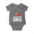 Its in My DNA Portugal Baby Onesie Portuguese Flag Portugal Boy Girl Gift - Wonder Print Shop