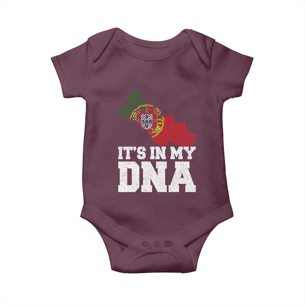 Its in My DNA Portugal Baby Onesie Portuguese Flag Portugal Boy Girl Gift - Wonder Print Shop