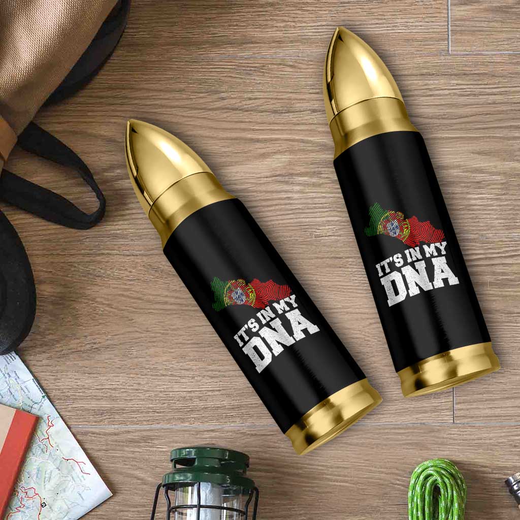 Its in My DNA Portugal Bullet Tumbler Portuguese Flag Portugal Boy Girl Gift - Wonder Print Shop