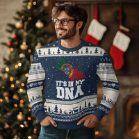 Its in My DNA Portugal Ugly Christmas Sweater Portuguese Flag Portugal Boy Girl Gift - Wonder Print Shop