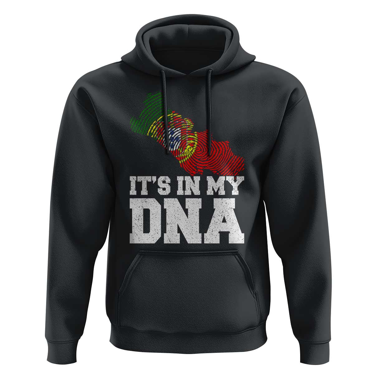 Its in My DNA Portugal Hoodie Portuguese Flag Portugal Boy Girl Gift - Wonder Print Shop