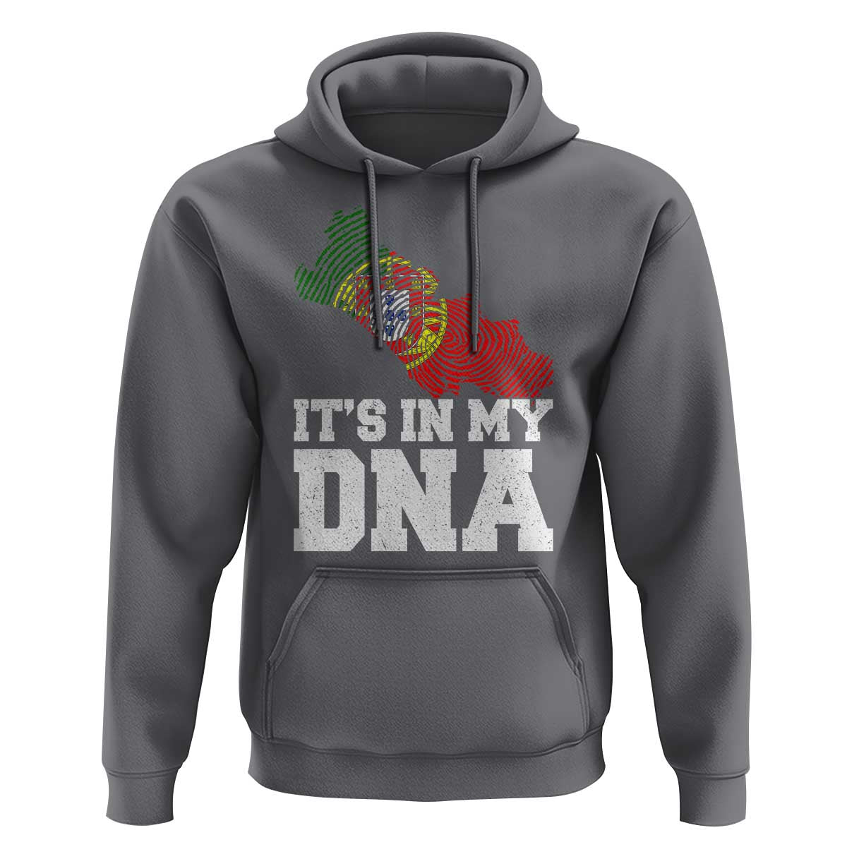 Its in My DNA Portugal Hoodie Portuguese Flag Portugal Boy Girl Gift - Wonder Print Shop