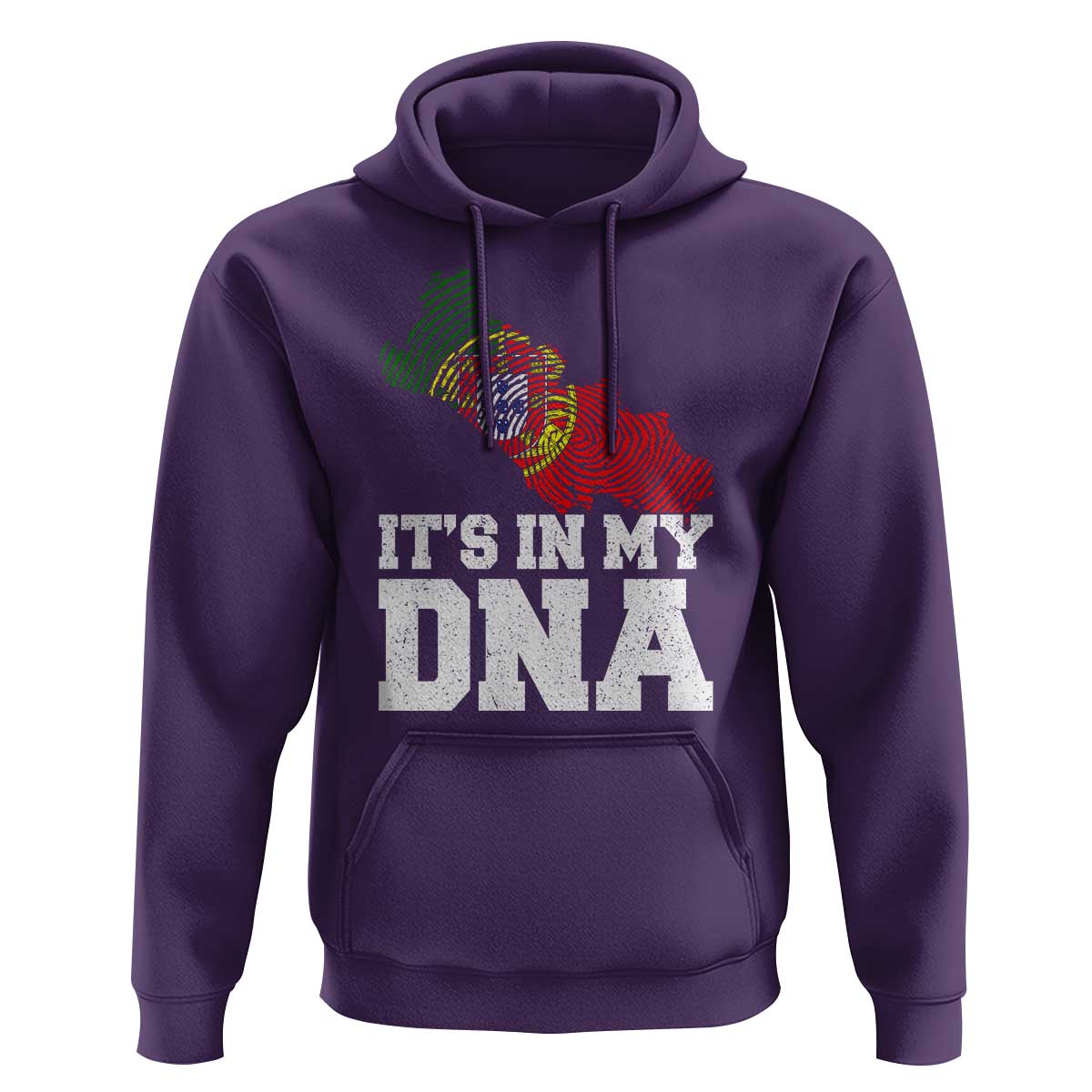 Its in My DNA Portugal Hoodie Portuguese Flag Portugal Boy Girl Gift - Wonder Print Shop