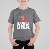 Its in My DNA Portugal T Shirt For Kid Portuguese Flag Portugal Boy Girl Gift - Wonder Print Shop