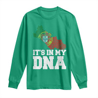 Its in My DNA Portugal Long Sleeve Shirt Portuguese Flag Portugal Boy Girl Gift - Wonder Print Shop