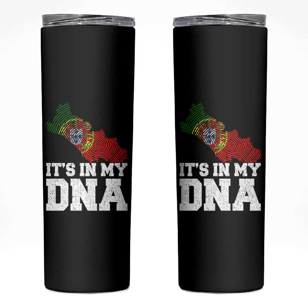 Its in My DNA Portugal Skinny Tumbler Portuguese Flag Portugal Boy Girl Gift - Wonder Print Shop
