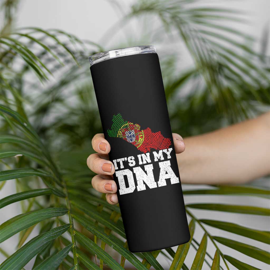 Its in My DNA Portugal Skinny Tumbler Portuguese Flag Portugal Boy Girl Gift - Wonder Print Shop