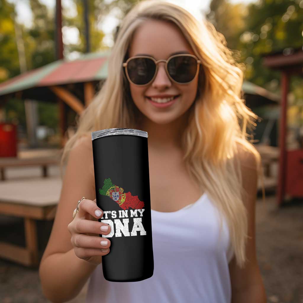 Its in My DNA Portugal Skinny Tumbler Portuguese Flag Portugal Boy Girl Gift - Wonder Print Shop