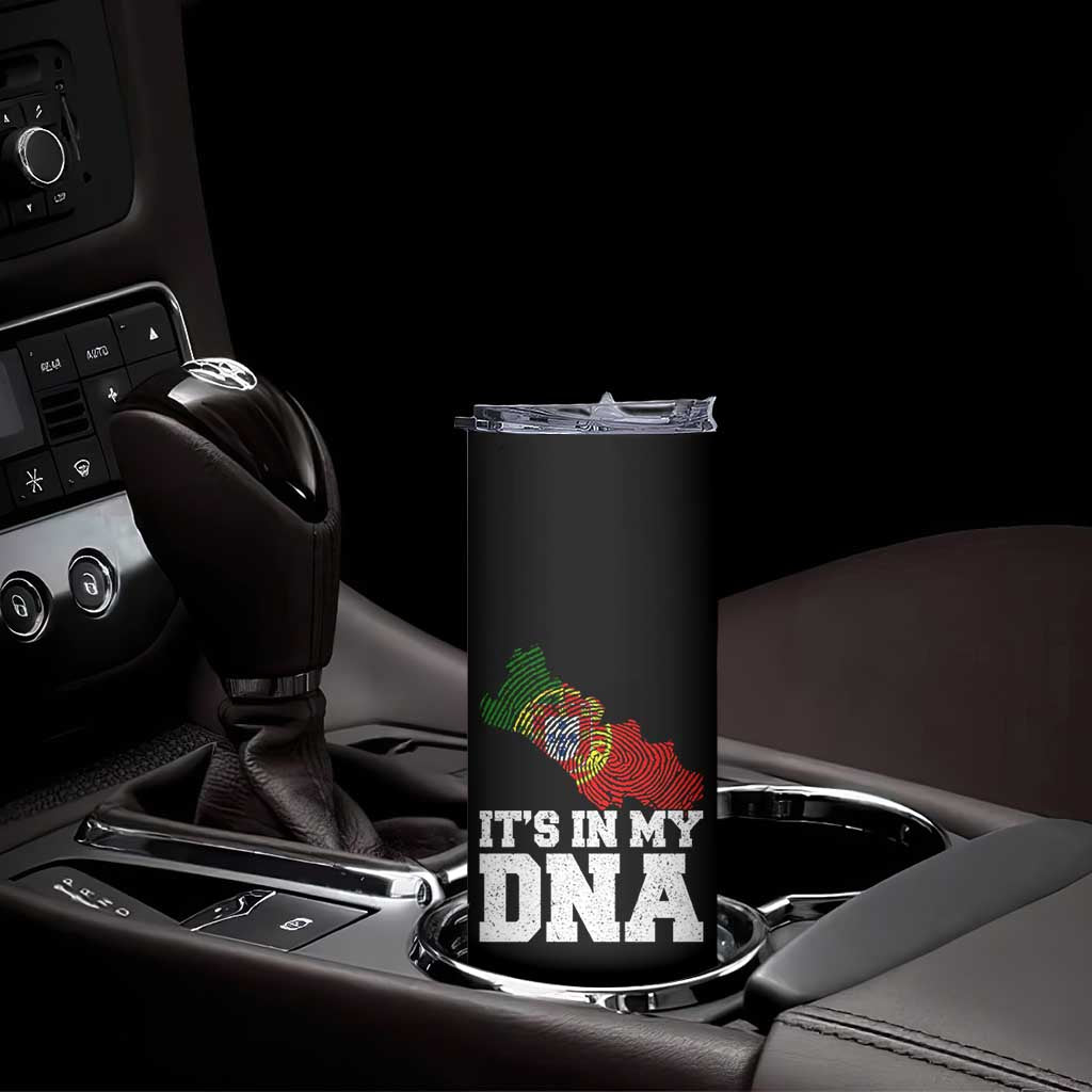 Its in My DNA Portugal Skinny Tumbler Portuguese Flag Portugal Boy Girl Gift - Wonder Print Shop