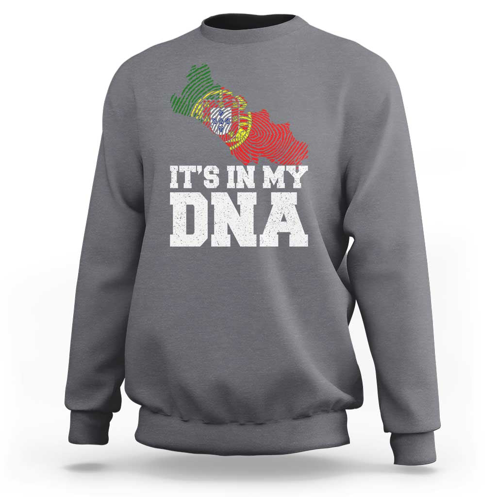 Its in My DNA Portugal Sweatshirt Portuguese Flag Portugal Boy Girl Gift - Wonder Print Shop
