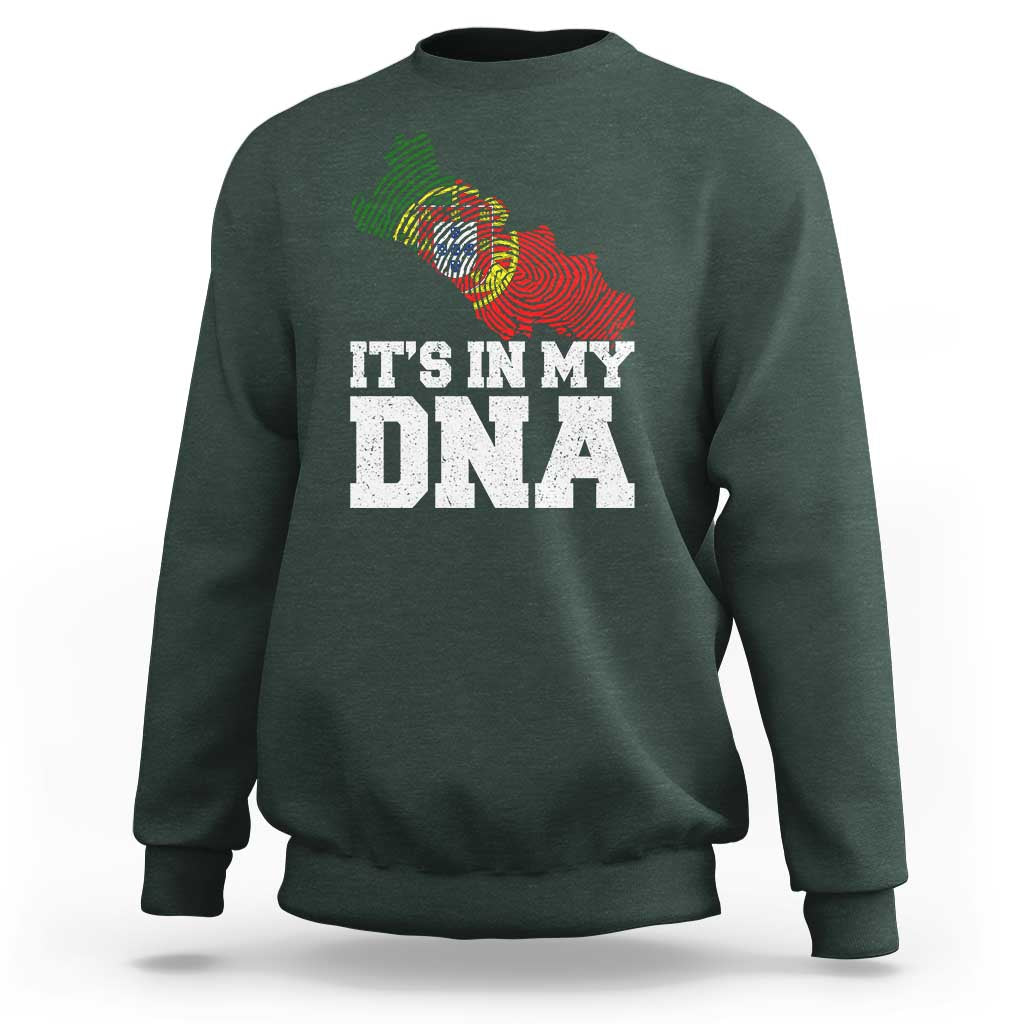 Its in My DNA Portugal Sweatshirt Portuguese Flag Portugal Boy Girl Gift - Wonder Print Shop